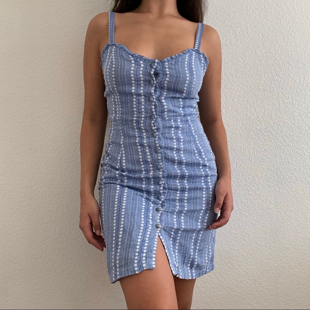 Blue & White dress